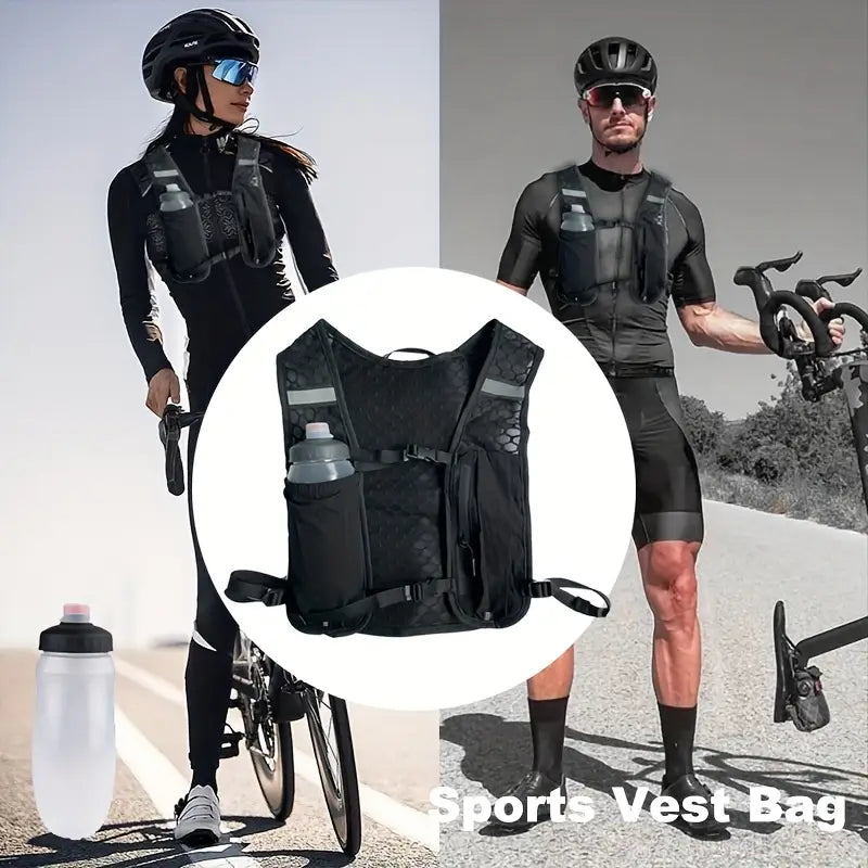 Sport vest backpack with multiple strong pockets under R250