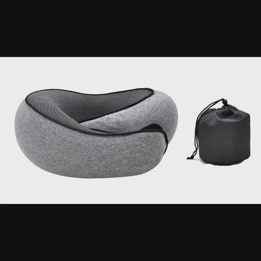 Memory foam neck pillow