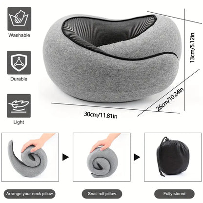 Memory foam neck pillow